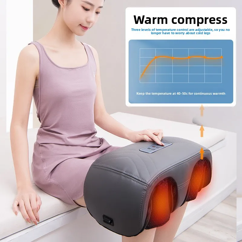 

Многофункциональный массажер для колена с подогревом, вибрацией, наколенники под давлением воздуха, старые холодные ноги, старик, боль в суставах, ногах, колено