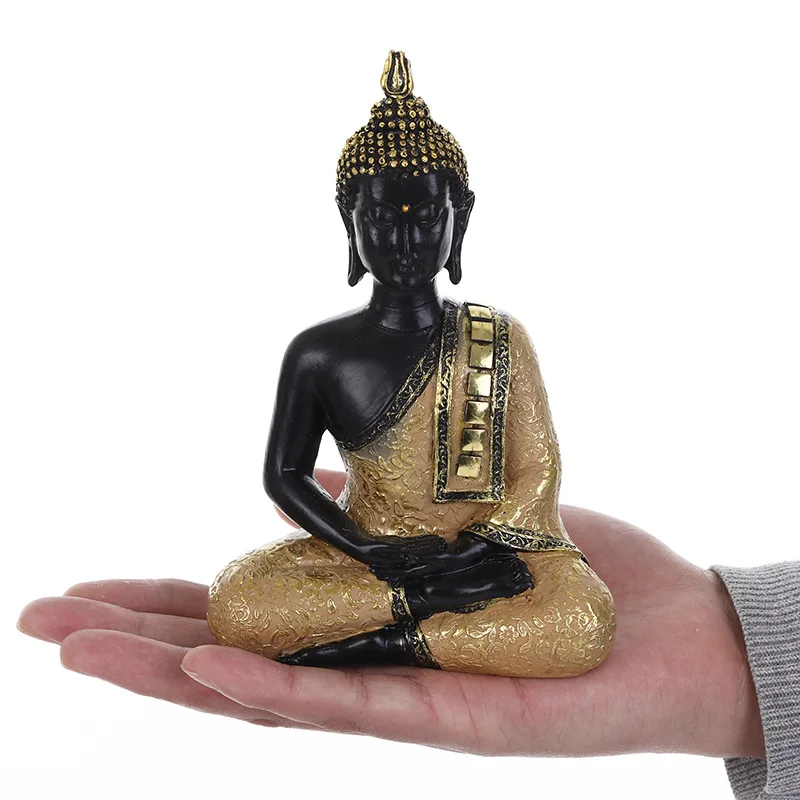 Resin Crafts Buddha Ornament South East Asia Style Home Decoration Thai Restaurant Entrance Ornament