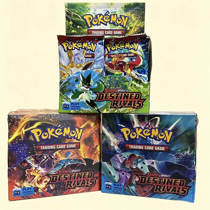 Scarlet Violet Destined Rivals 288 Stück Englische Version Pokemon TCG Classics Booster Box Pokemon Sammelkarten 36 Pack Box