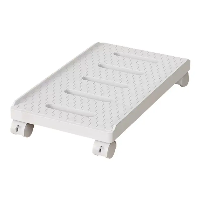 [B25B!】 Computer Tower Stand Mobile CPU Stand With Rolling Caster Wheels PC Tower Stand Holder For Gaming PC Case B