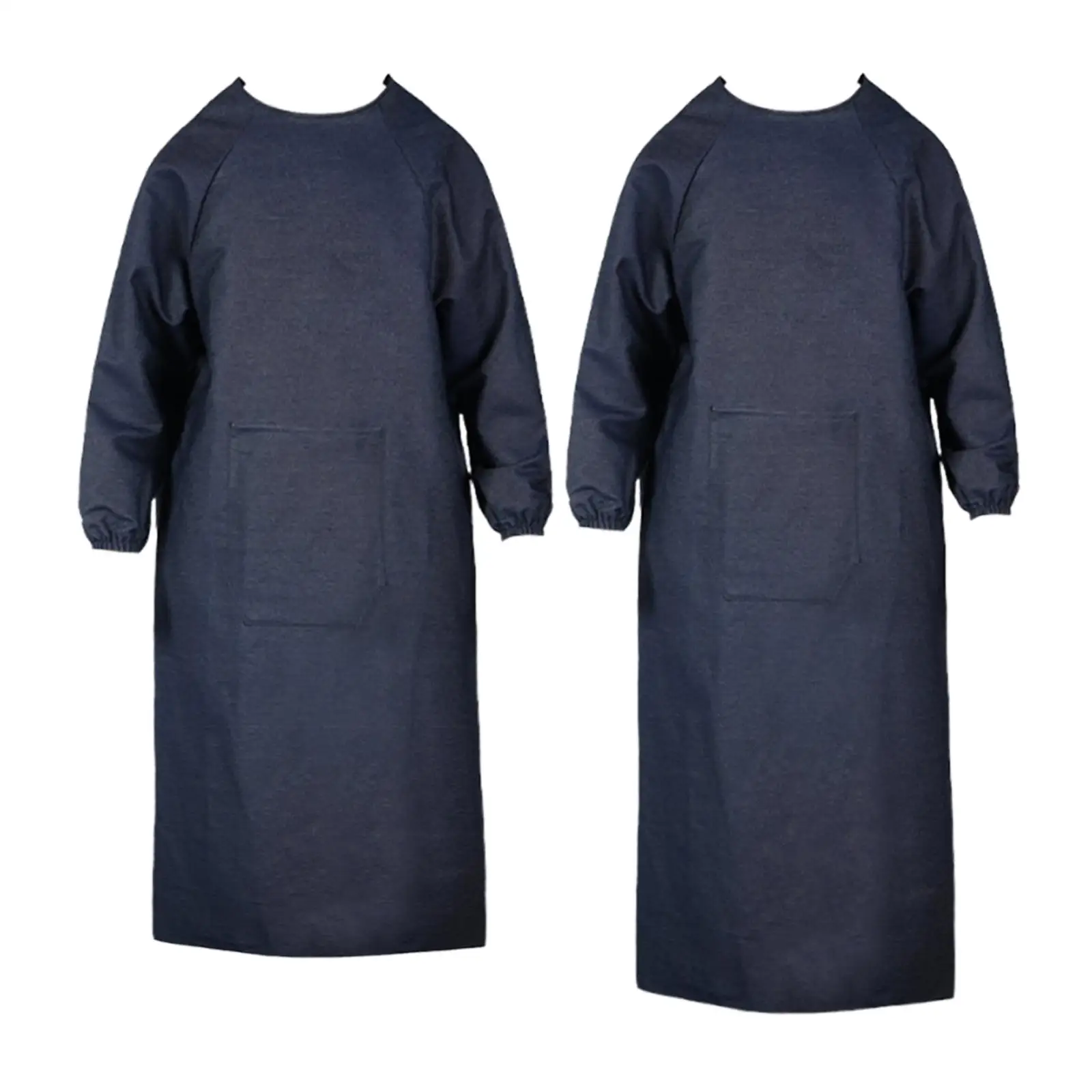 Denim Welding Apron for Men Women Fire Resistant Heavy Duty Long Sleeve Work Apron with Pocket for Welders