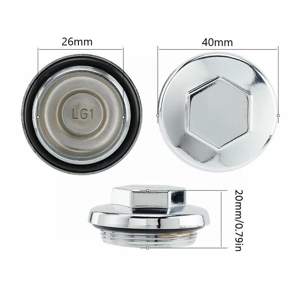 

Car Cover Cap Adjustment Aluminum Alloy Auto Replacement Parts Car Accessories Easy To Install Silver Practical To Use