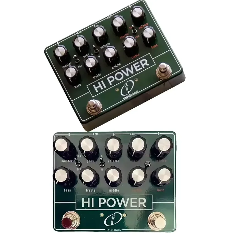 Single Block Overload Distortion Effects Pedal High Power Boost Guitar Effect Pedal Original Clone