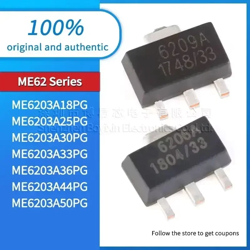 

5pcs ME6203A18PG ME6203A25PG ME6203A30PG ME6203A33PG ME6203A36PG ME6203A44PG ME6203A50PG Black casing