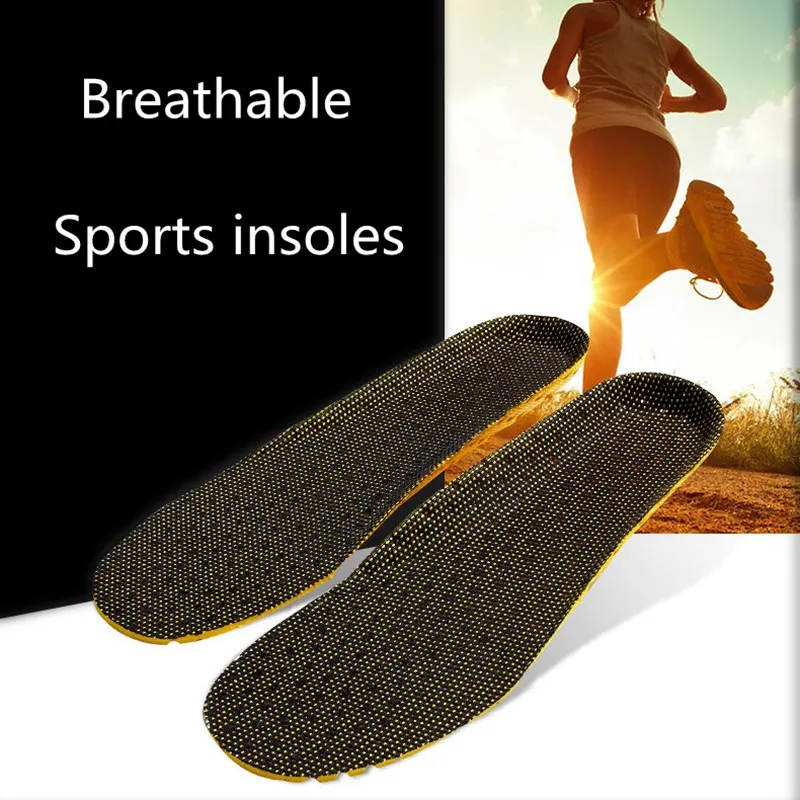 1Pair Honeycomb Breathable Shock absorbing Insole for Feet EVA Sports Shoes Insoles Arch Support Plantar Fasciitis Shoe Pads