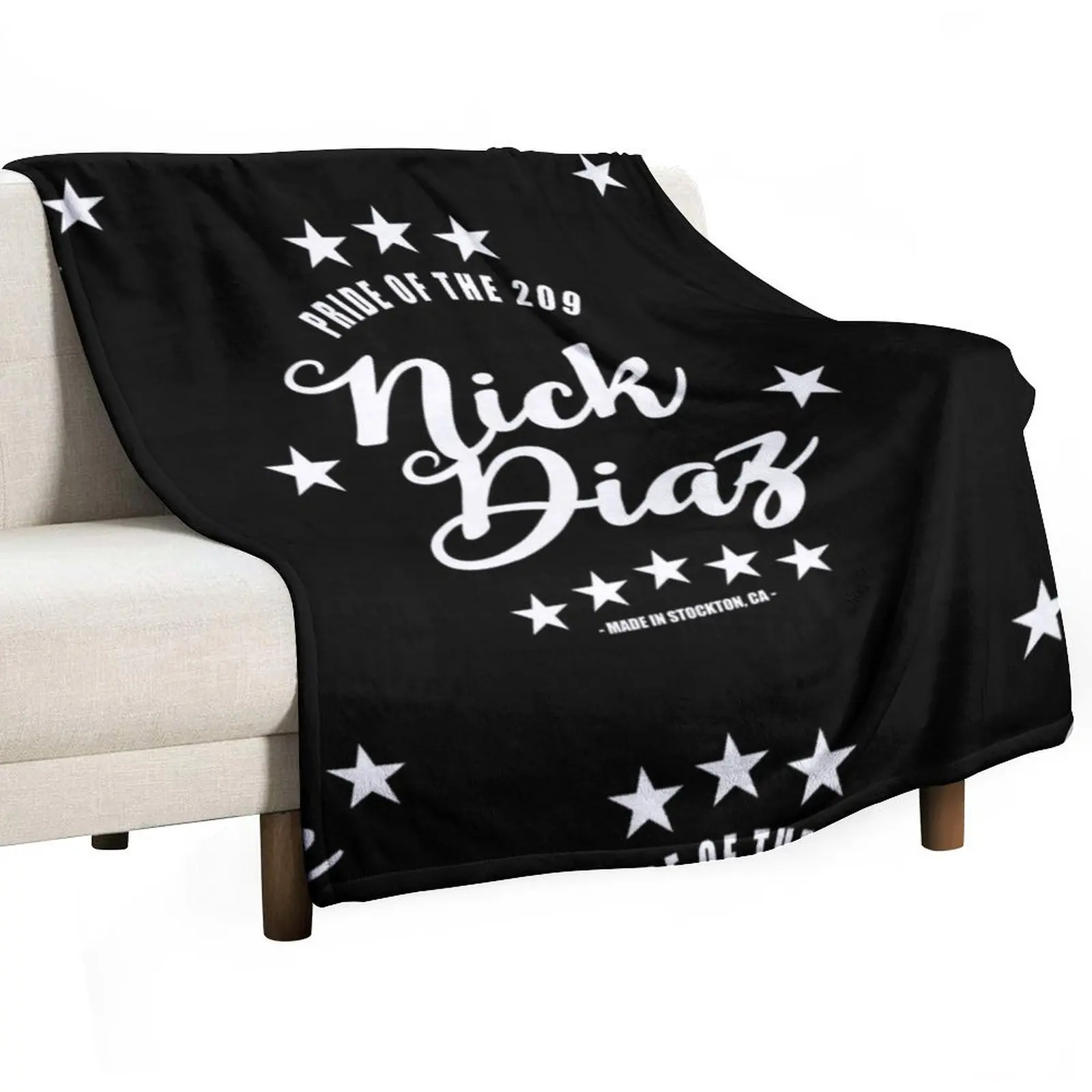 Nick Diaz Throw Blanket Thermals For Travel Furry wednesday Blankets