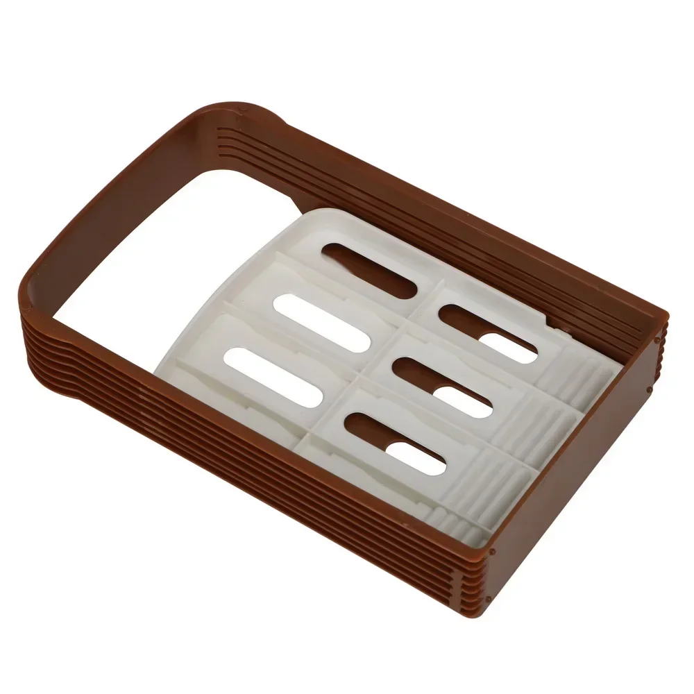 

Toast Bread Slicer Stand Cutting Guide Plastic Slicing Baking Accessories Foldable Loaf Cutter Rack Baking Tool Cookie Cutter