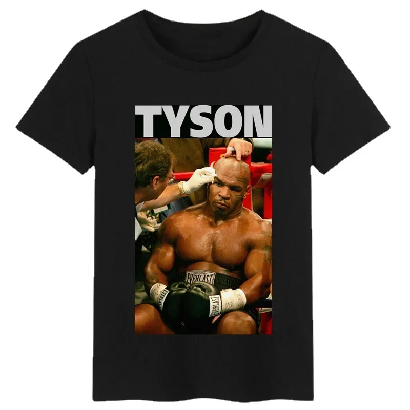 Boxing Tyson Mike Tyson Commemorates Customized T-Shirt Boxing Fans Cotton O-Neck Short Sleeve Unisex T Shirt