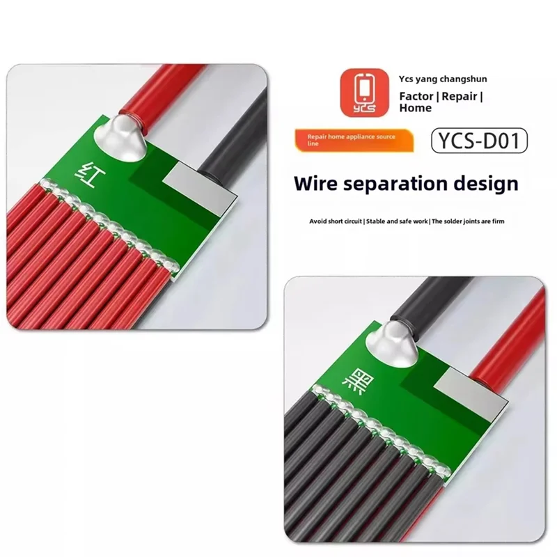 

YCS D01 Charging Boot DC Power Detection Line For Iphone 6 To 16 Pro Max Battery Clip Motherboard Test Boot Cable Tool