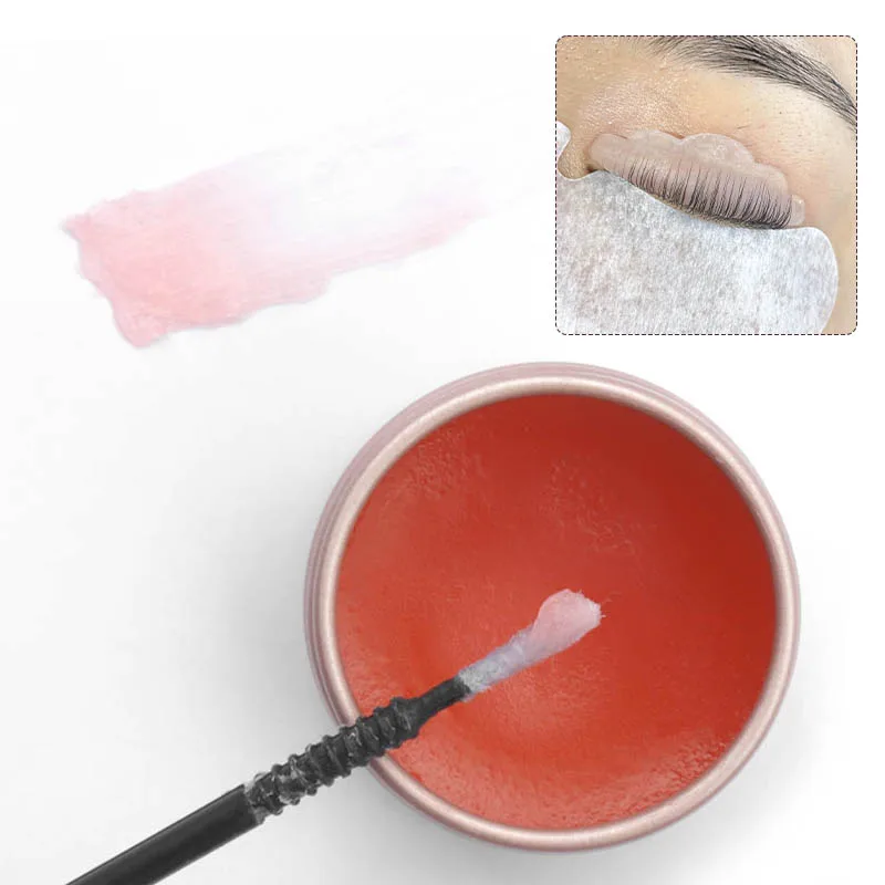 Baume à Cils en Forme de Fiosphate, Lifting Rapide des Cils, Colle Solide, Extension de Cils, Crème d'Avertissement Imperméable, Outil de Maquillage, 10g