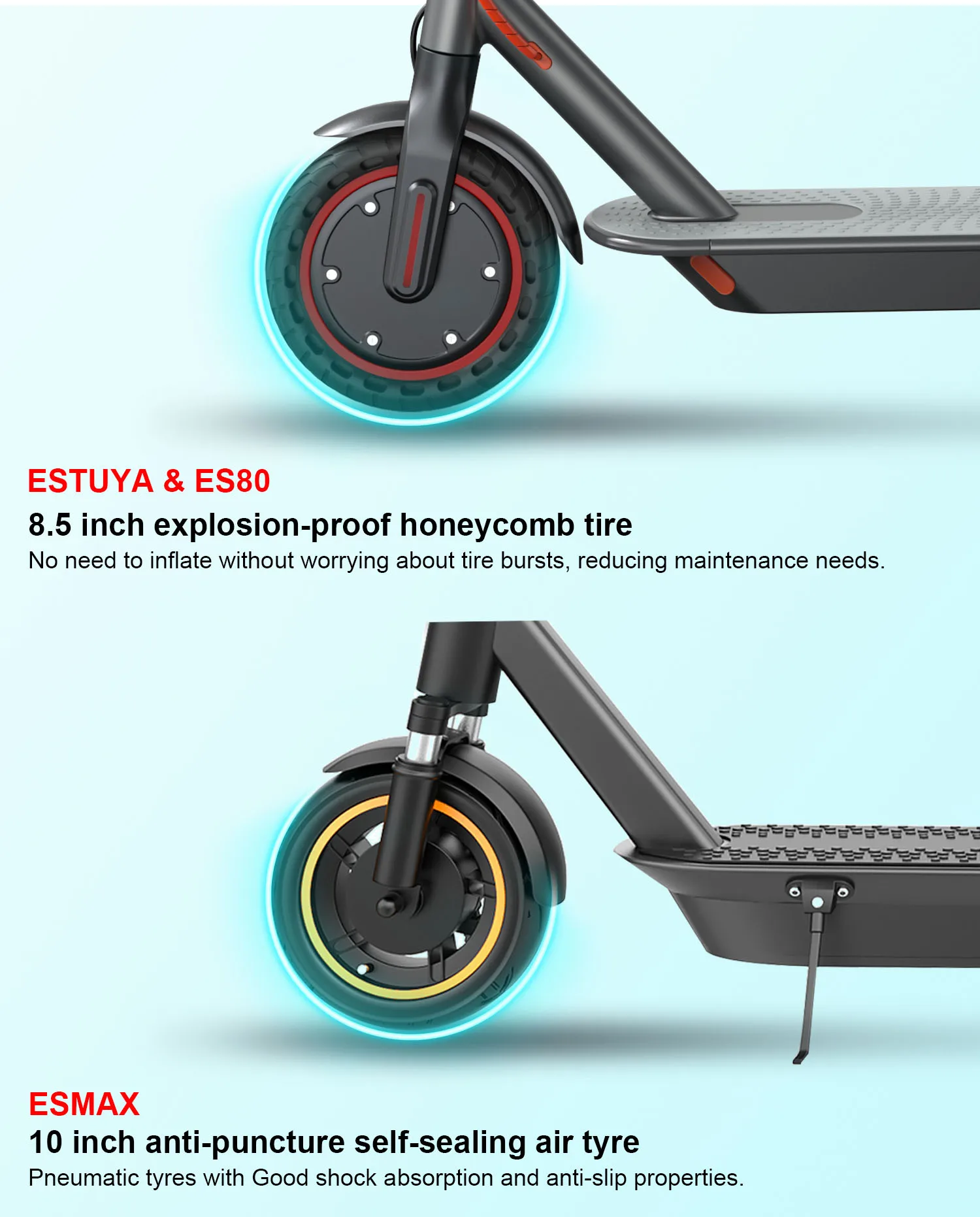 JUICEASE ESTUYA/ES80/ESMAX Electric Scooter For Adult 350/500W Motor E-scooter 35KM/H Max Speed 8.5/10inch Electric Kick Scooter