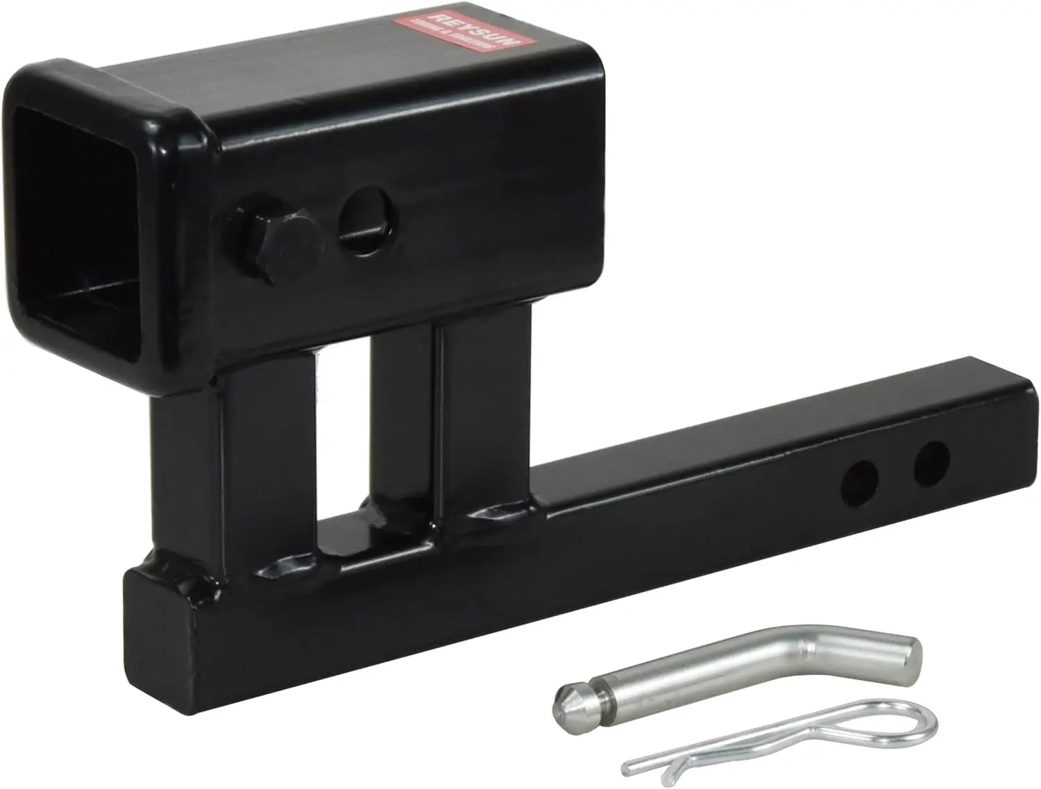 

864125 1-1/4' to 2' Hitch Adapter with 4-1/4' Rise/Drop Hitch, 3,500lbs G.T.W, Hitch Pin and Clip Included