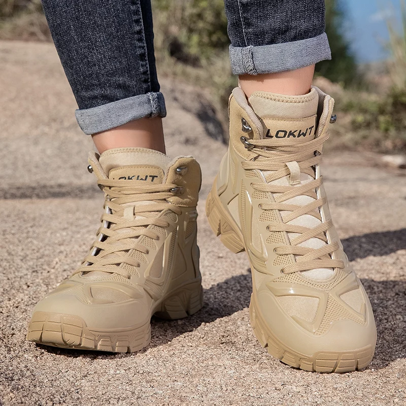 

Original Brand Comfortable Anti Slip Mountain Climbing Footwear Unisex Plus Size Trekking Sneaker Autumn Outdoor Hiking Shoe