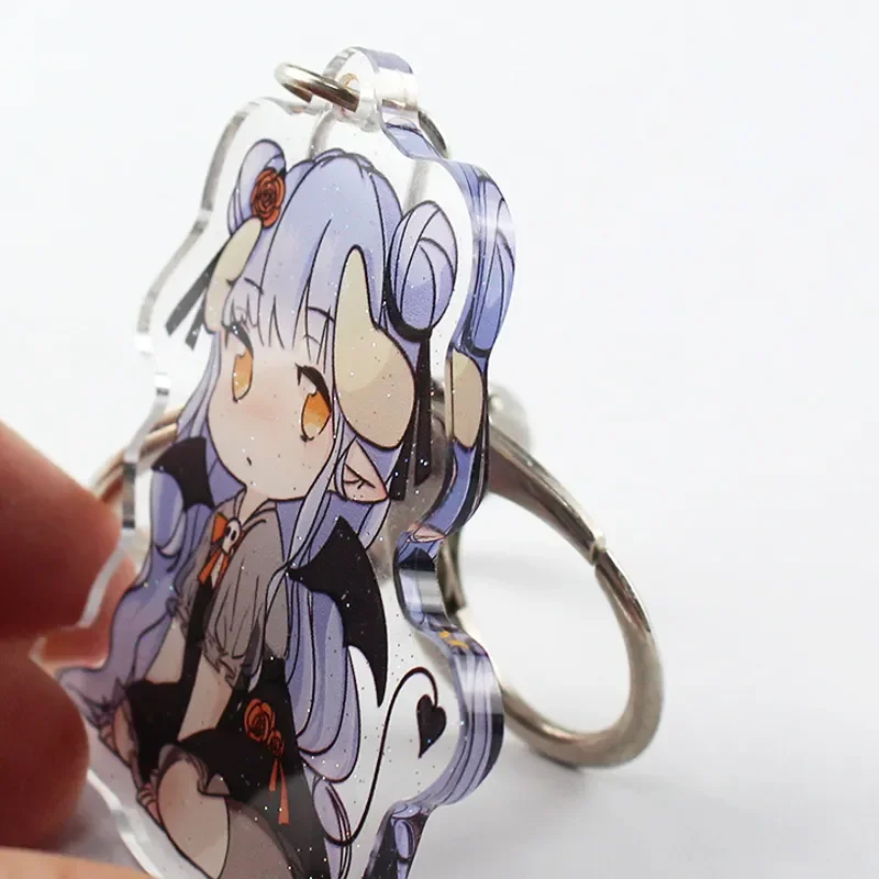 Aoyu Epoxy Charm Double Sided Your Own Custom Cute Anime Characters Glitter acrilico portachiavi