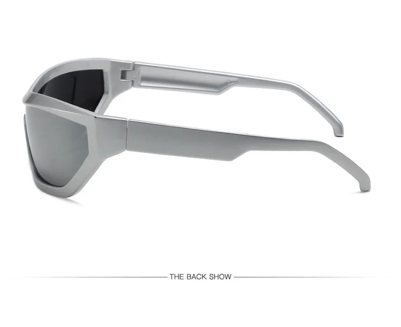 Vintage Luxus Marke Designer Übergroße Pilot Sonnenbrille Frauen Für Männer Shades Großen Rahmen Winddicht Beliebte Punk Sonnenbrille UV400 – Detail 6