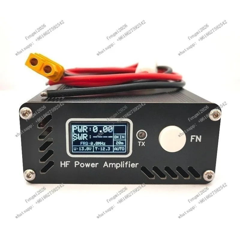 

50W HF Power Amplifier 3.5MHz-28.5MHz Intelligent Shortwave RF Power Amp