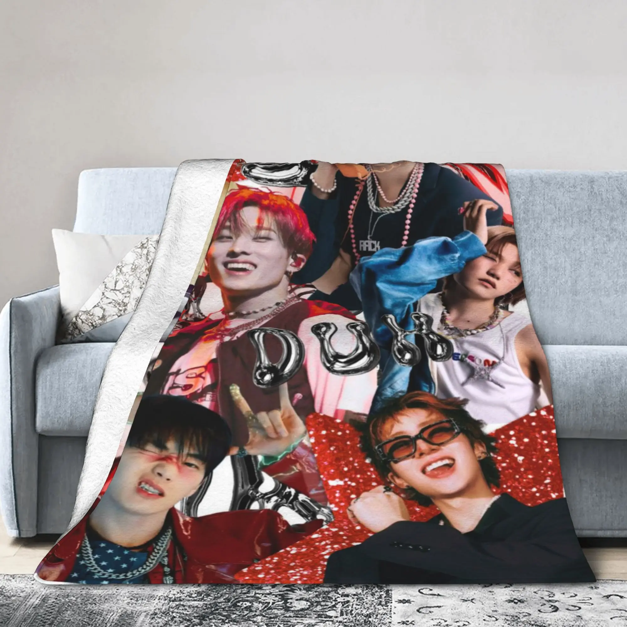 DUH! P1Harmony Kpop Music Album Stuff Blankets Ultra-Soft Fleece  Throw Blankets Comfortable Quilt