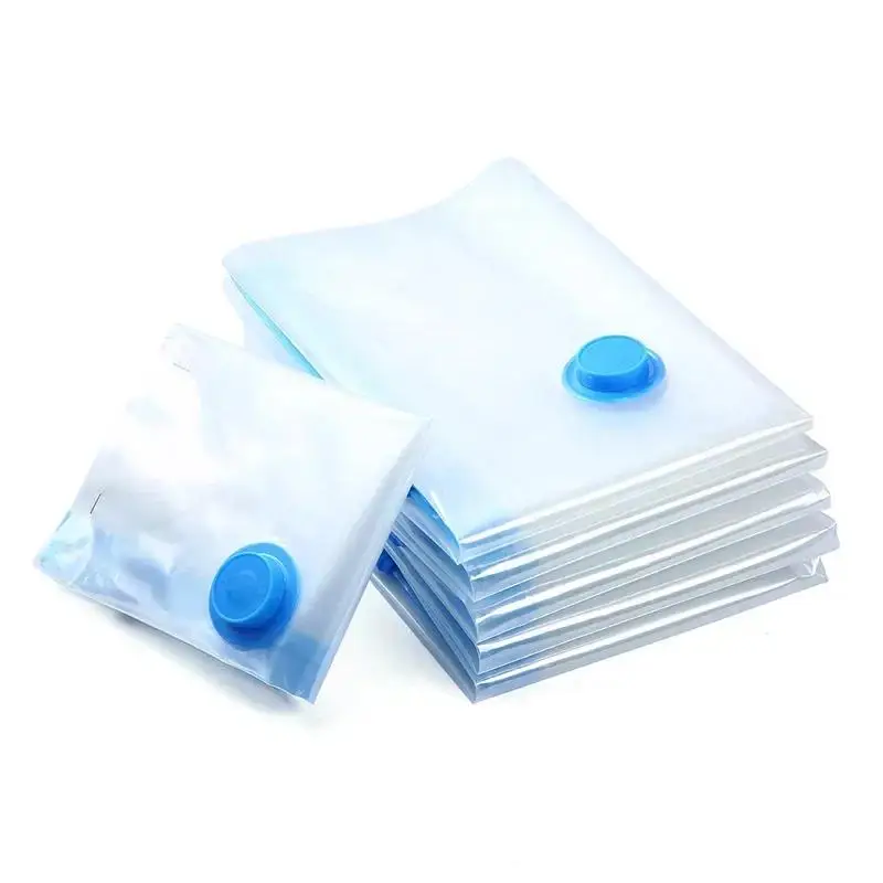 Transparent Plastic Bags Large Packaging Vacuum Compression Zipper Clothing