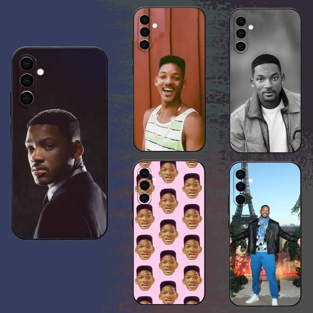 

W-Will S-Smith Phone Case For Samsung Galaxy A73,A72,A71,A70,A52,A51 Others Soft Black Cover