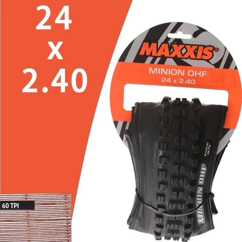 MAXXIS MINION DHF 24inch 24x2.4 MTB BIKE TIRE Downhill DIRT JUMPING Bicycle Tyre