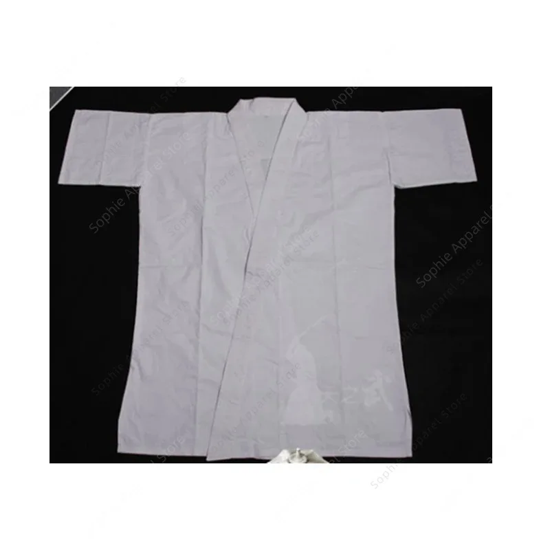 Iaido Uniform Underwear Cotton White Black Japanese Martial Art Samurai IAIDO Shitagi GI Gusoku Shita