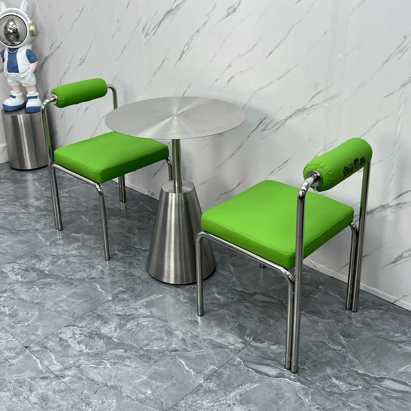 Промышленный высококачественный круглый высокий барный стол из нержавеющей стали для вечеринок в столовой, гостиничных событий