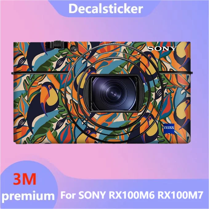 Наклейка на камеру для SONY RX100M6 RX100M7, Защитная Наклейка на кожу, пленка с защитой от царапин, пальто Sony DSC-RX100M6 RX100 M6 M7
