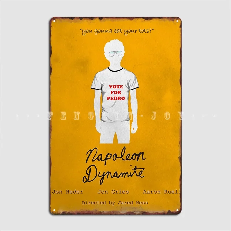 Napoleon Dynamite Minima Metal Plaque Poster Club Mural Personalized Wall Plaque Tin Sign Posters