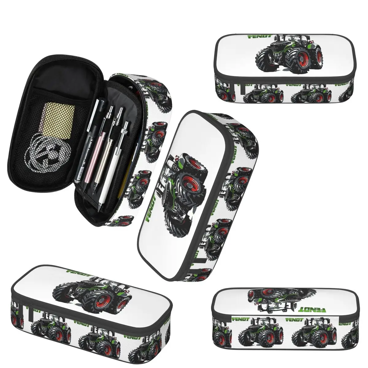 Fendt Astuccio per trattore per ragazzi e ragazze, astuccio per penne, astuccio per matite, forniture di cancelleria, portapenne