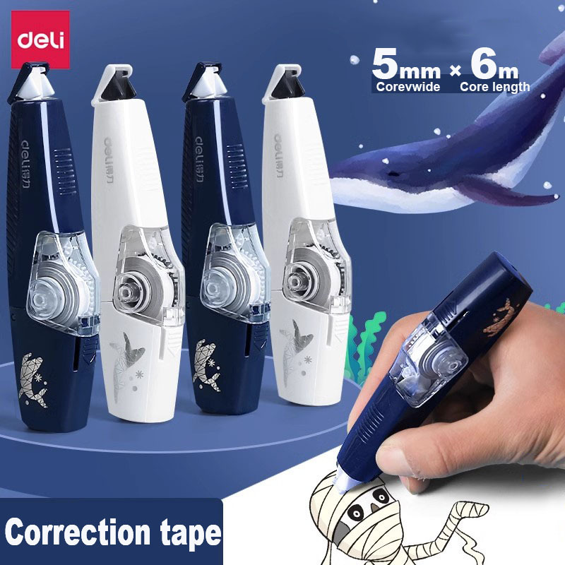 5mm6m Kawaii Portable Correction Tape Stationery for Kids Student Writing Error School Replaceable Core Refill Corrector