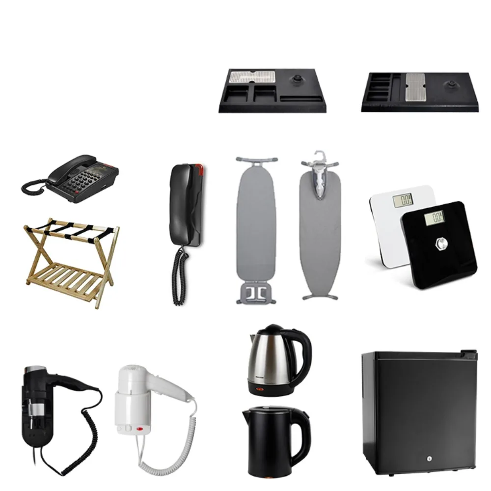 MOQ Custom Labels Stainless Steel Hotel Equipment Supply Patented Design Toiletry Hotel Appliances