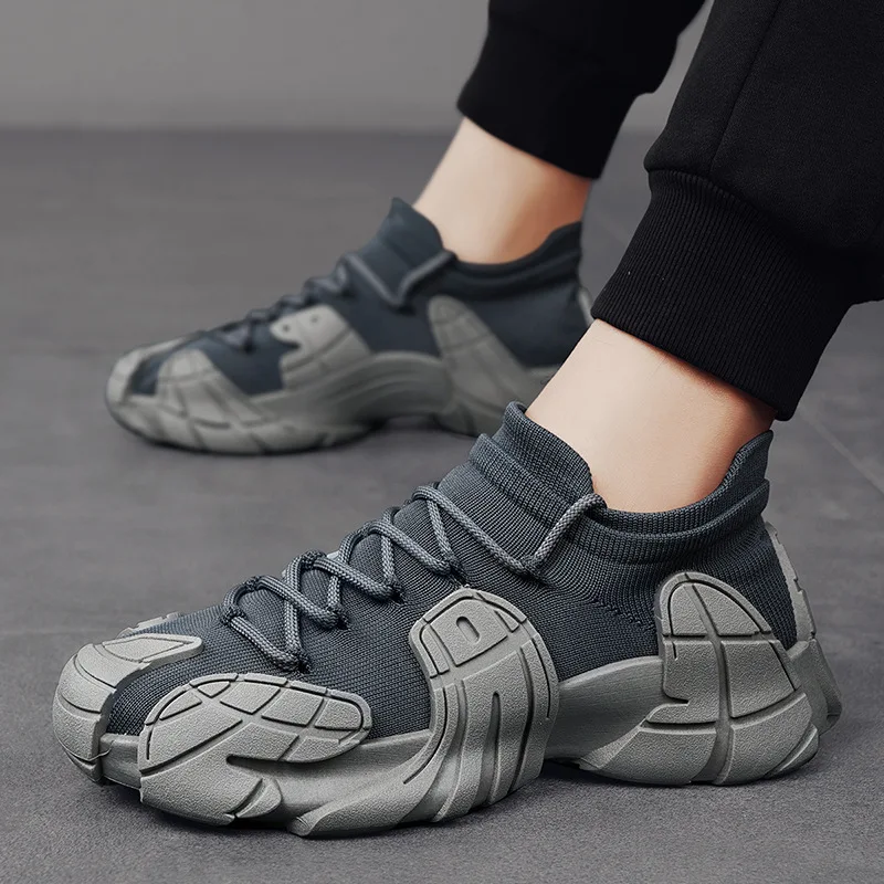 

Unisex Casual Shoes Couple Chunk Sneakers Fashion Mesh Breathable Men and Women Walking Shoes