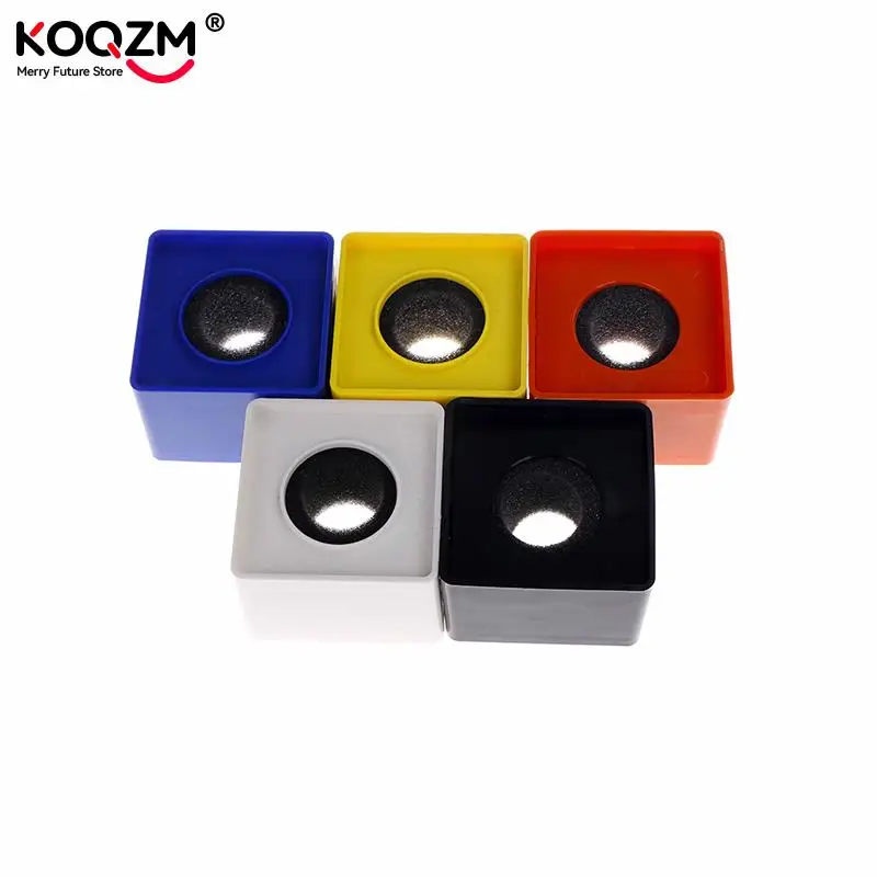 1pc Alta Qualidade ABS Em Forma Quadrada Entrevista KTV Mic Microfone Logo Flag Station