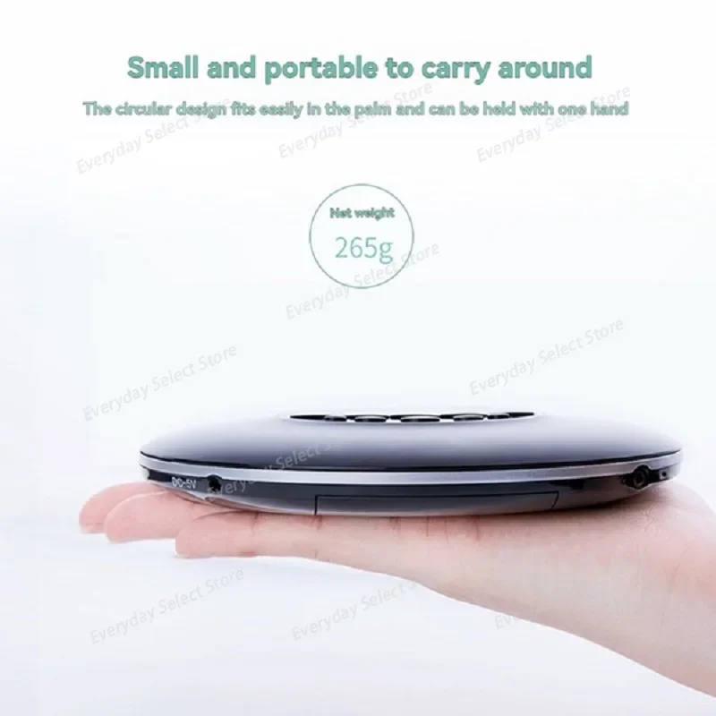 Portable CD‑Disc Player Walkman with Repeater Function, MP3 Music Album Player for English Learning