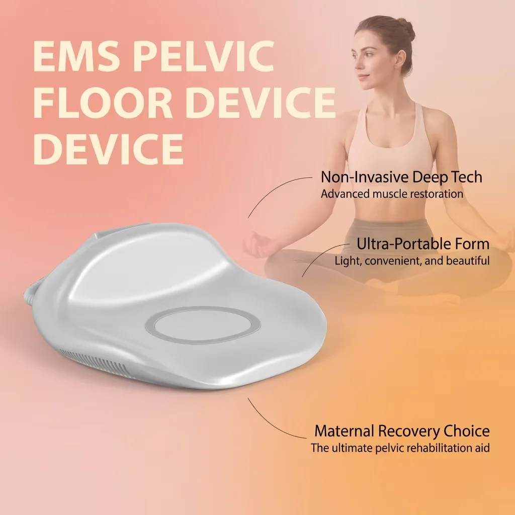 Portable PEMF Pelvic Floor Muscle Trainer Magnetic Therapy Equipment Compact Kegel Chair for Postpartum Sexual Health Care