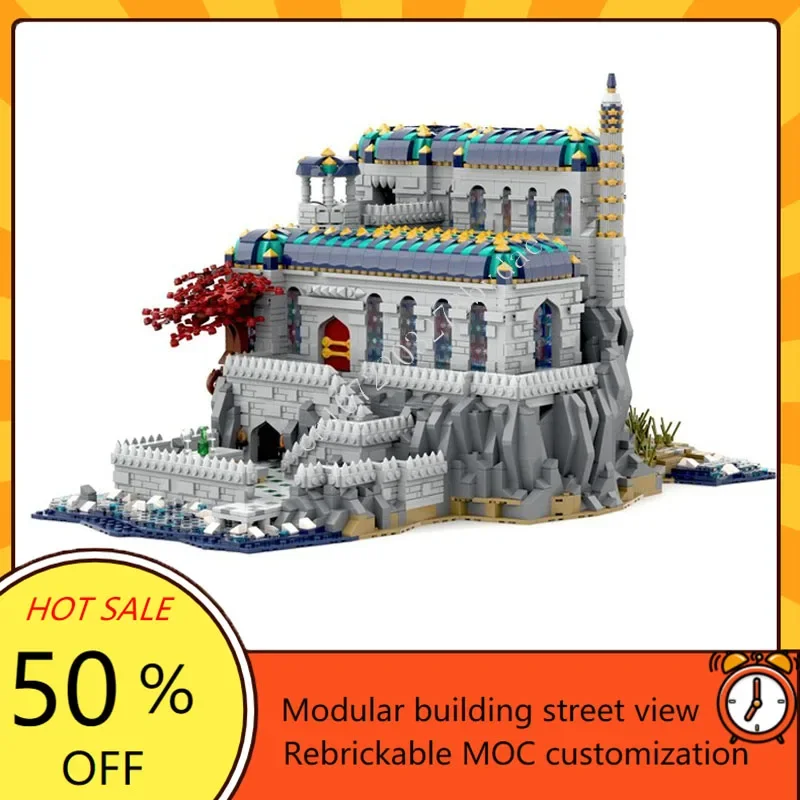 6945PCS Palazzo orientale modulare MOC Creativo vista stradale Modello Building Blocks Architettura Educazione Modello di assemblaggio Giocattoli Regalo