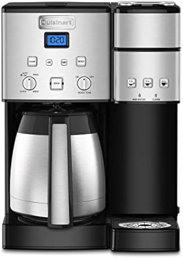 

SS-20P1 Coffee Center 10-Cup Thermal Coffeemaker and Single-Serve Brewer, Stainless Steel