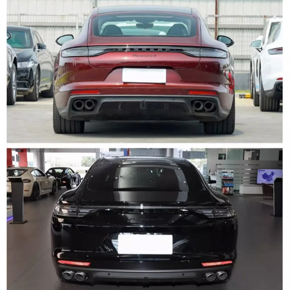 For Porsche Panamera Through Taillight Upgrade Old to New 2010 - 2023 Smoke Black Non Destructive Installation