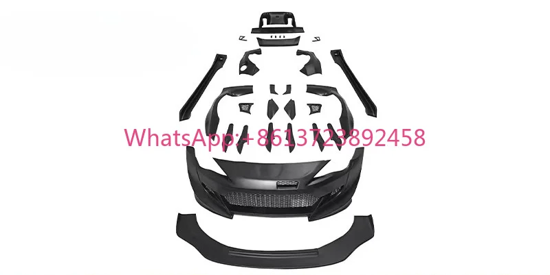 High Quality Rocket Bunny V3 Style Wide Body Kit for Toyota GT86 BRZ ZN6 ZD6 FR-S 2012-2019 Front Bumper Spoiler Side Skirt
