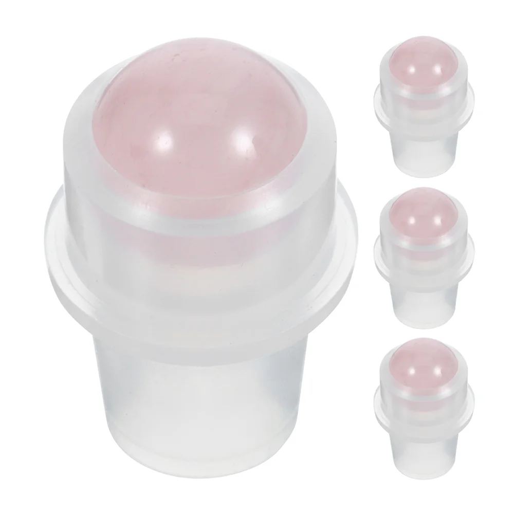 

4 Pcs Essential Oil Bottle Accessories Roller Ball Bottles for Oils Rose Diffuser Balls Quartz