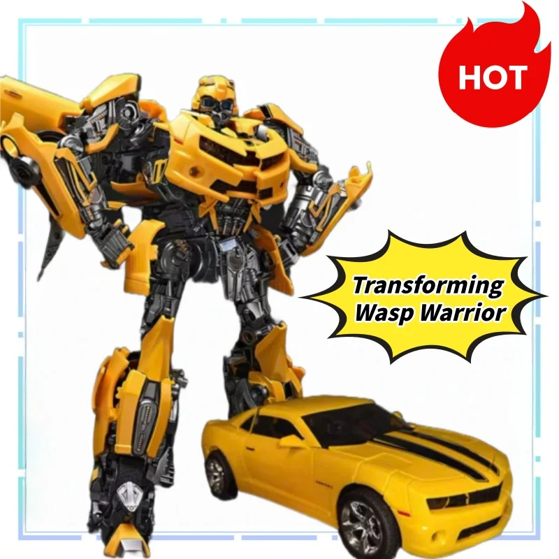

The Bumblebee Warrior Figurine Boy Transformable Car Model Dual-form Desktop Decoration Limited Edition Is Highly Collectible