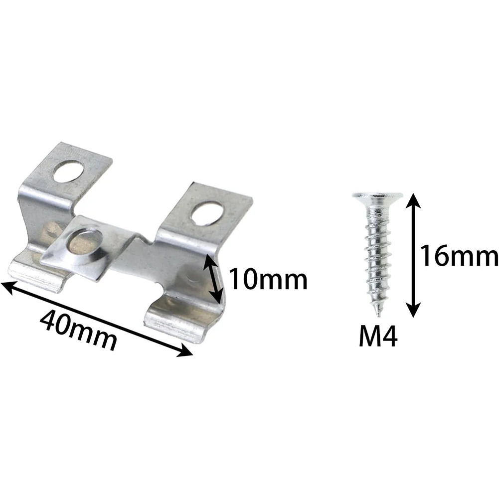 Wood Flooring Stainless Steel WPC Panel Spacer Stainless Steel High Rust Resistance Outdoor Solid Wood Flooring Woodfloor Clamp