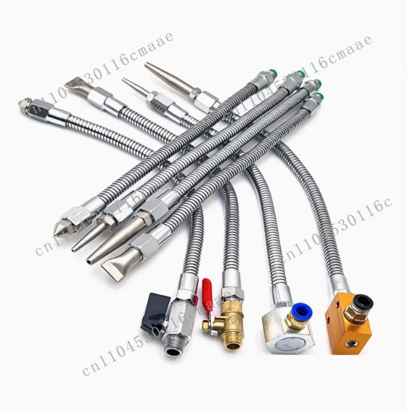 Metal soft tube blowing nozzles, universal adjustable lathe cooling pipes, blowing nozzles stainless steel duckbills
