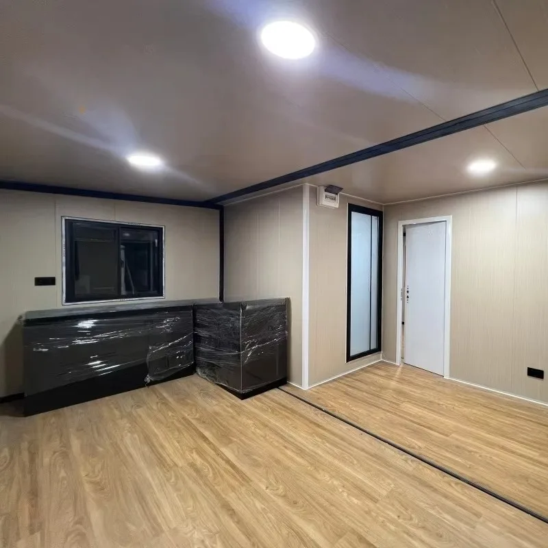 20Ft Container House Double-wing Scalable Folding House Prefab Modern Movable Expandable Container Home Shipping Portable Hotel