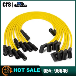 9PCS High Performance 8MM Spark Plug Wire For GMC V8 5.7L For Chevrolet C1500 C2500 K1500 K2500 96646 2X1197 9718Q 88862089