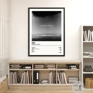 السجائر القديمة بعد ممارسة الجنس / البكاء قائمة المسار ملصق فني ، غلاف موسيقي ، لوحة قماشية ، طباعة حائط ، صورة لغرفة المعيشة ، ديكور المنزل أعلى 6 بيع اللوحة الإطار الجنس - No2