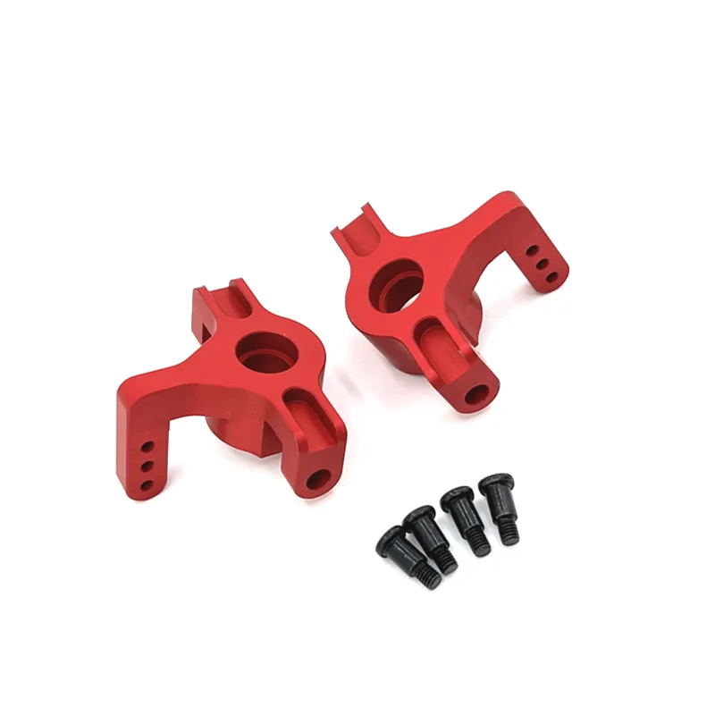 WLtoys Samochód RC w skali 1/10 104016 104018 104009 Metalowe ulepszone przednie zwrotnice, części zamienne ​
