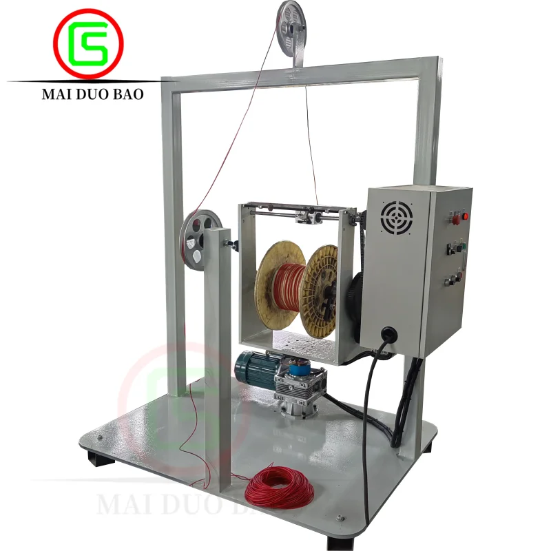 Fully Automatic Take up Machine for Cable Winding Features Retracting Torque While Reeling