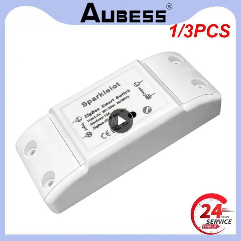 

1/3PCS Smart Home Tuya WiFi Switch Smart Light Switch Home Automation Remote Control Switch Relay Smart Life with Alexa