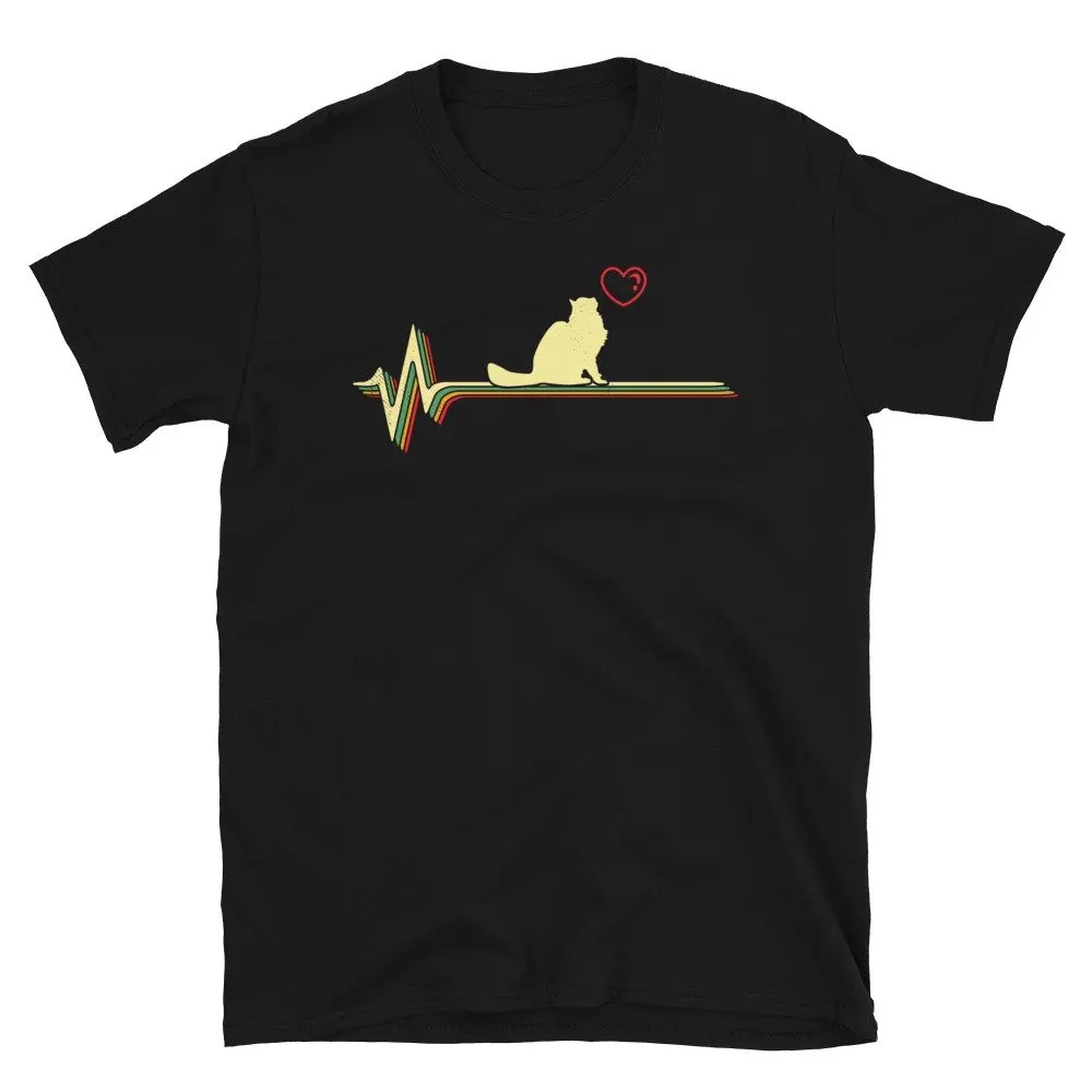 Женская футболка в стиле ретро с изображением кота